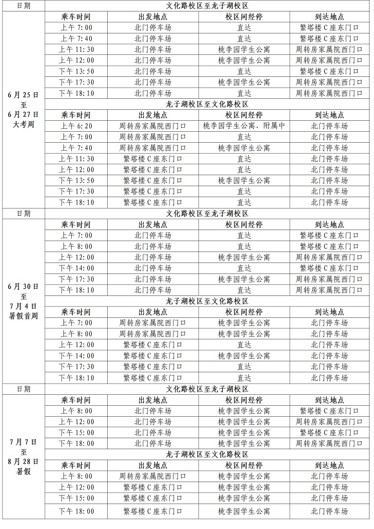 关于调整6月25日至8月28日期末大考及暑期教工班车运行班次的通知_02.jpg